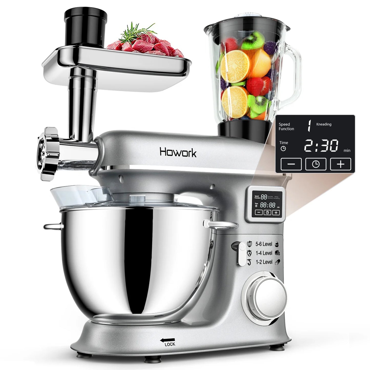 A multi-functional stand mixers 2025 home appliance mixer machine food processors momix electric hand blender kneader kitchen