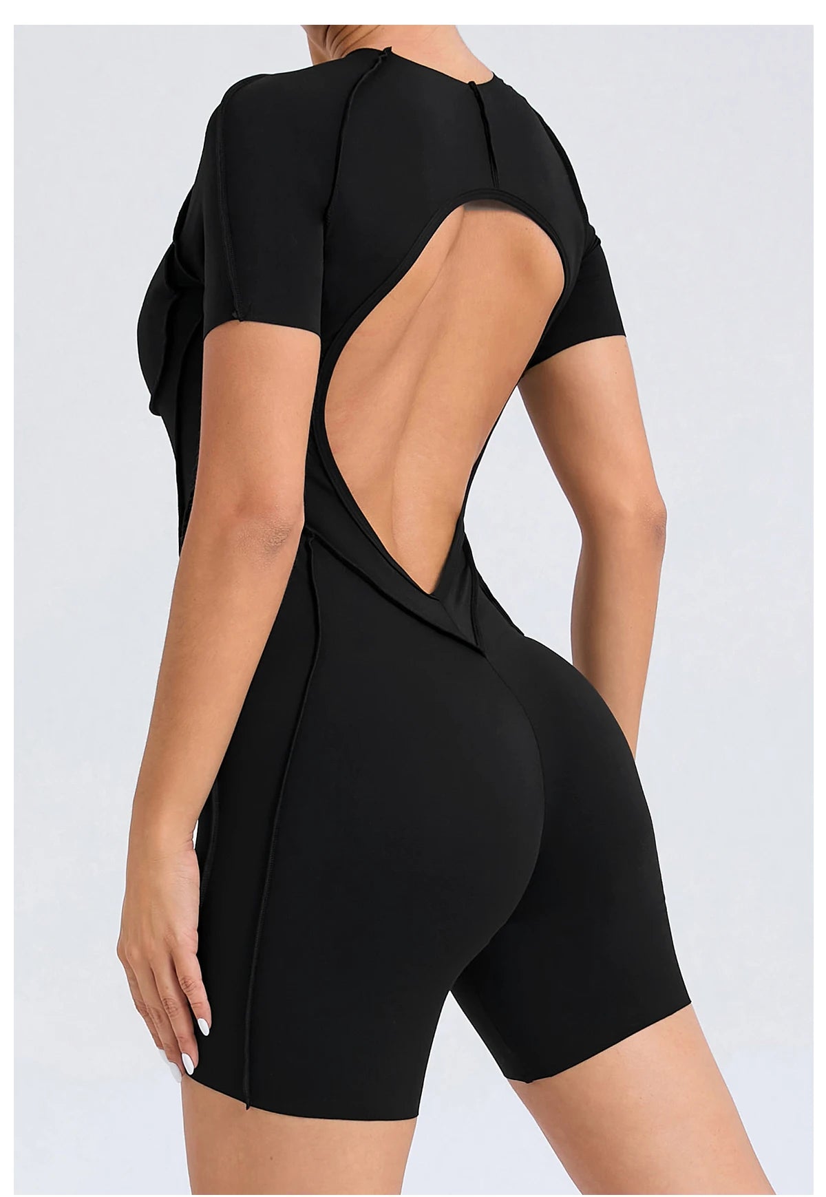 Short Gym Jumpsuit
