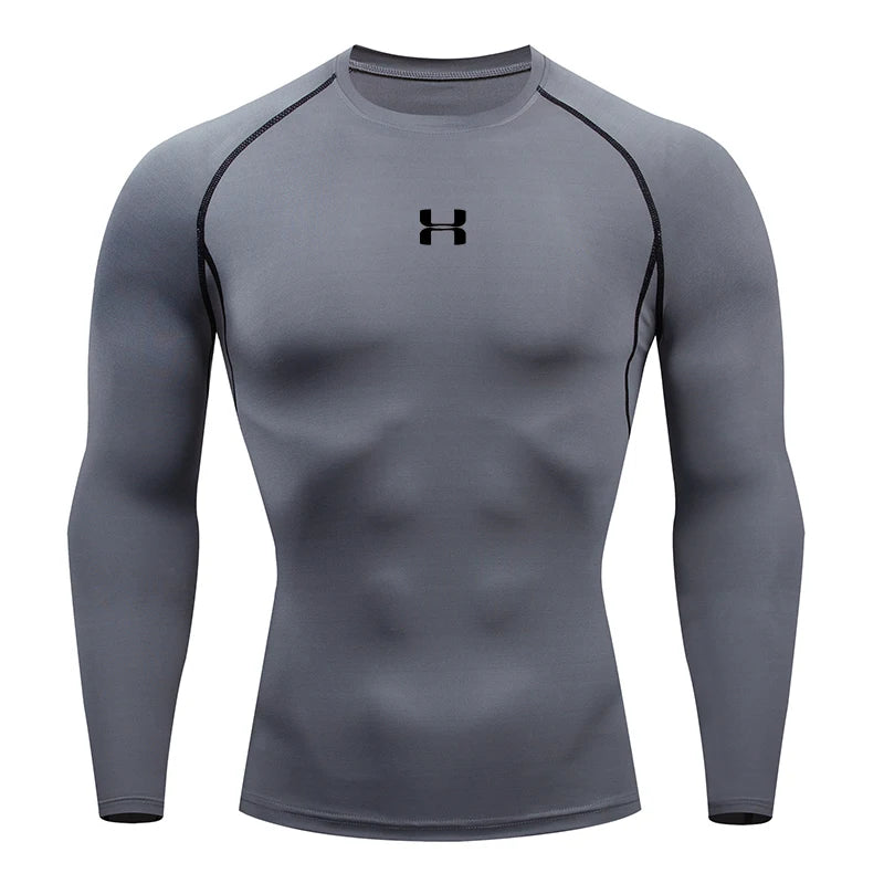 Men's Compression Long sleeves Gym Sweatshirt