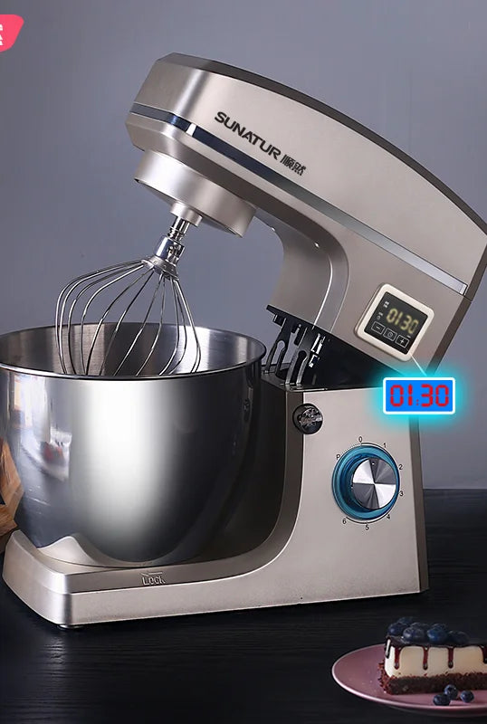 Powerful 1500W 8L Food Mixers with Automatic Kneading Dough Function and Creaming Function for Commercial and Home Use 220V