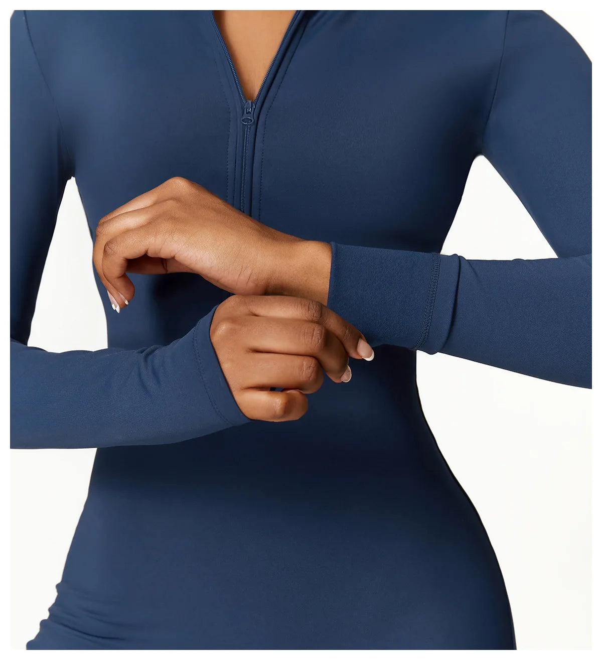 Zipper Yoga Rompers