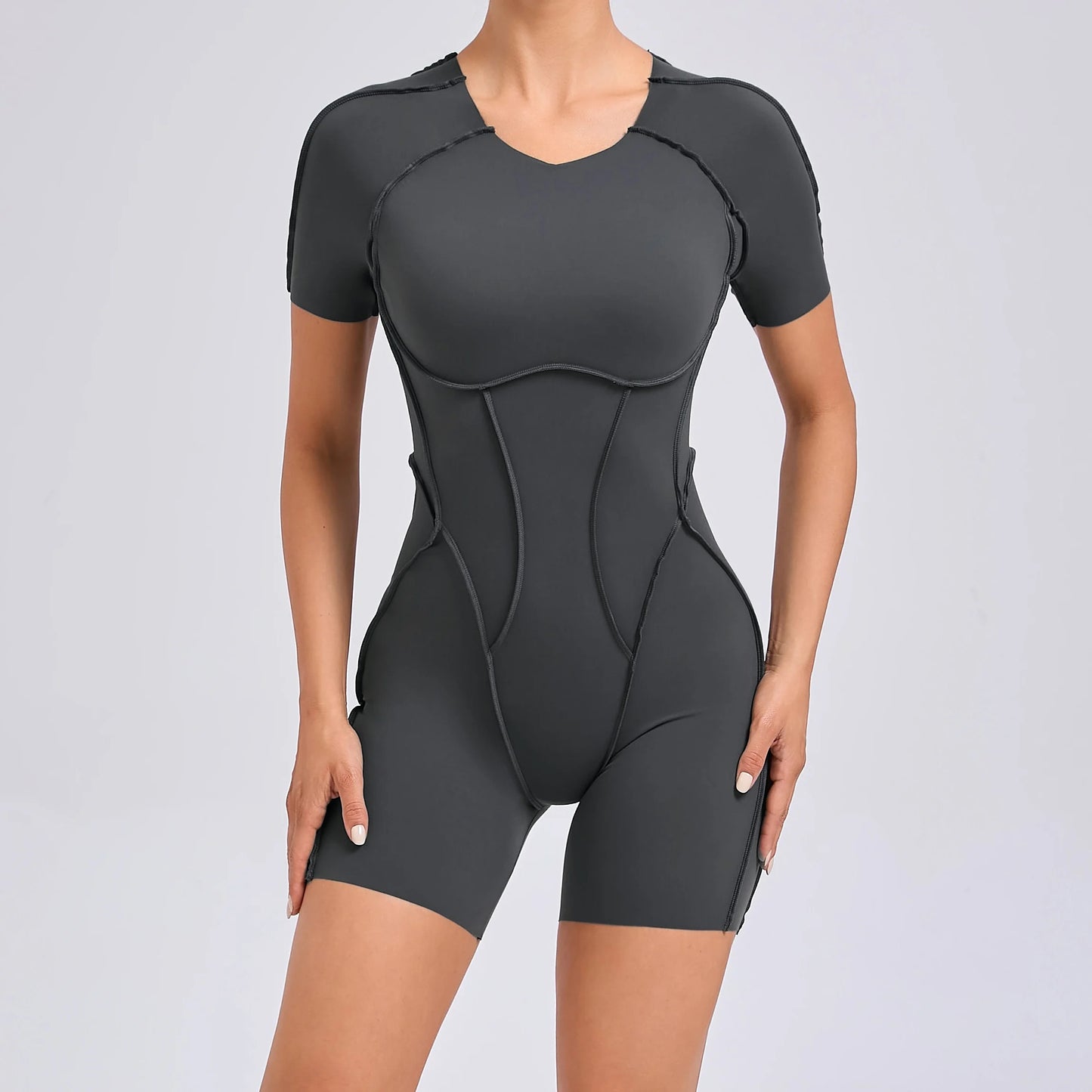 Short Gym Jumpsuit