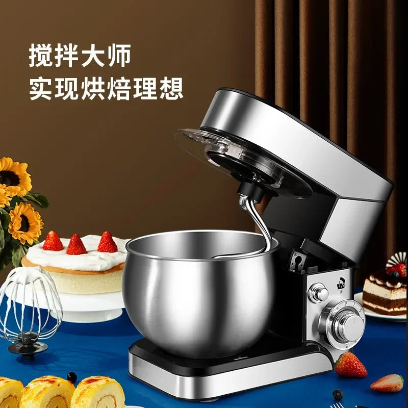 Chef Machine, Household Mixer, Small Mixer, Food Processor, Egg Beater, Dough Kneader, Mixer Blender Mixer  Dough Mixer
