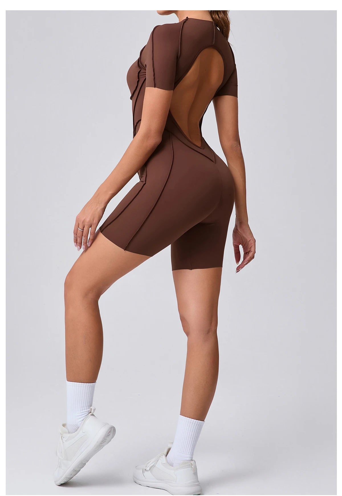 Short Gym Jumpsuit