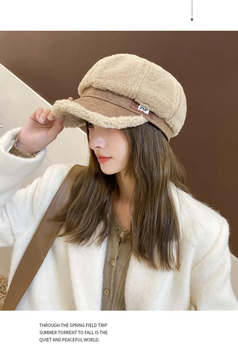 Fleece Duckbill Hat