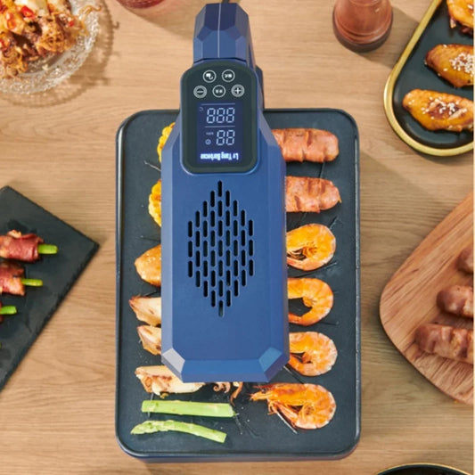 Electric Oven for Home Use with Infrared Grilling, Non-stick Baking Tray Quick Bake Smokeless At 360°，Touch Screen Mode