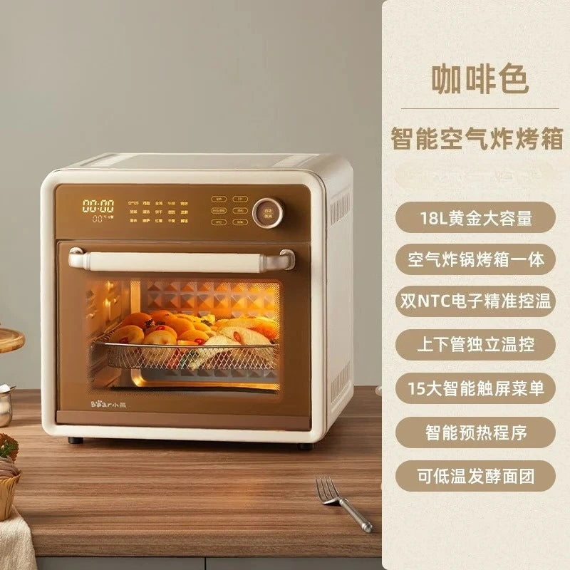 Bear air fryer 18L household electric oven air fryer integrated multi-functional small cake baking helper  kitchen accessories