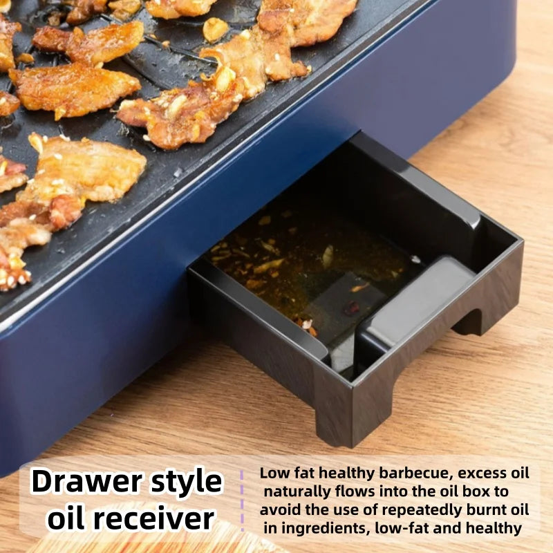 Electric Oven for Home Use with Infrared Grilling, Non-stick Baking Tray Quick Bake Smokeless At 360°，Touch Screen Mode