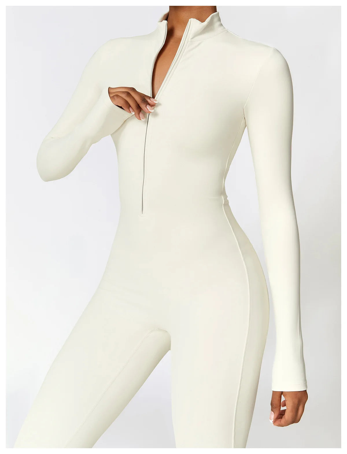 Zipper Yoga Rompers