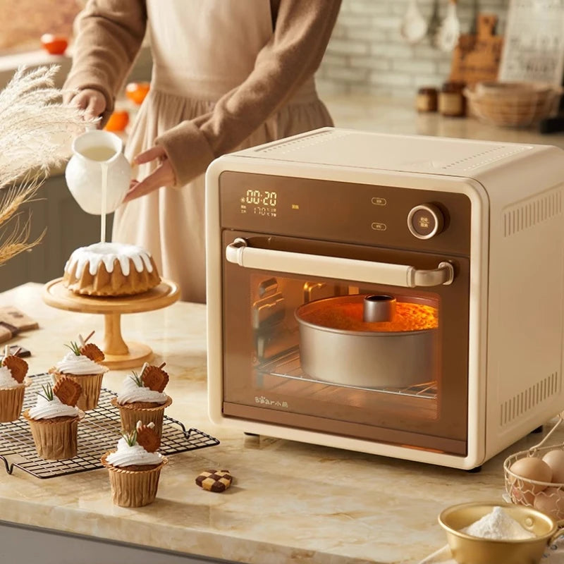 Bear air fryer 18L household electric oven air fryer integrated multi-functional small cake baking helper  kitchen accessories