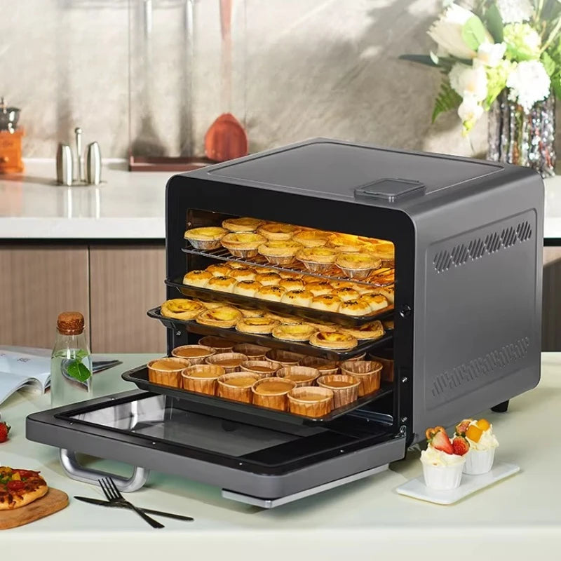 A Convectional Electric Oven Large Capacity Baking Commercial Multifunctional Fermentation Steam Convection Integrated