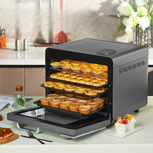 A Convectional Electric Oven Large Capacity Baking Commercial Multifunctional Fermentation Steam Convection Integrated