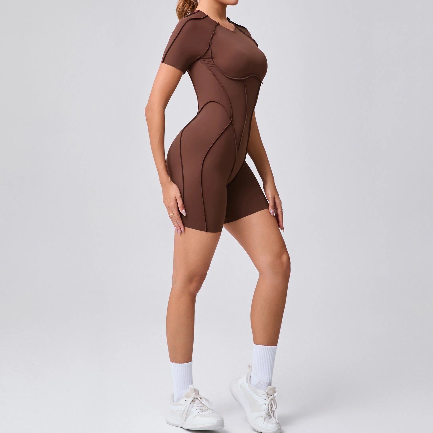 Short Gym Jumpsuit